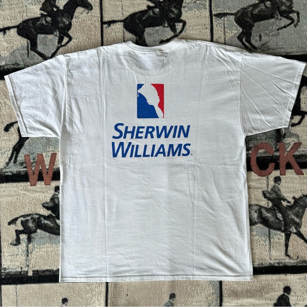 Sherwin williams size XL white T shirt